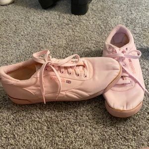 rare vintage pink princess reeboks!